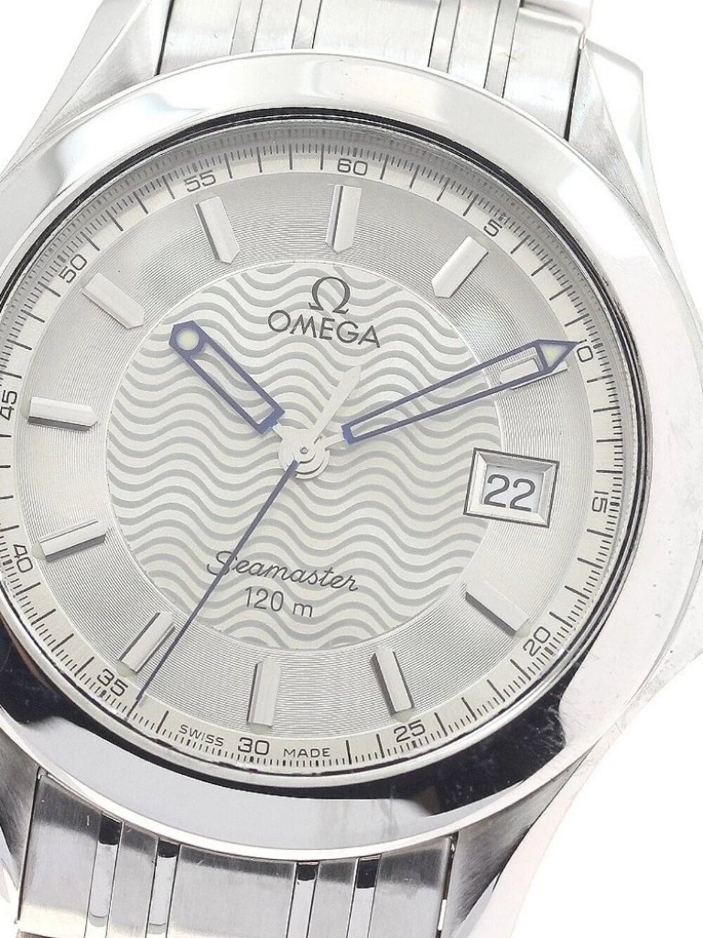 OMEGA Seamaster120 2511.31 Date Silver Dial Quartz Men's Watch_922521